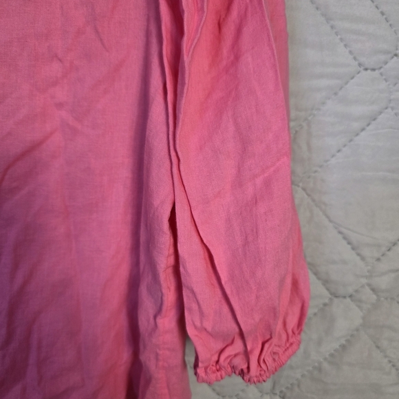 Lin Melange Woman Blouse Sz S Pink 
Boton up - Picture 4 of 9